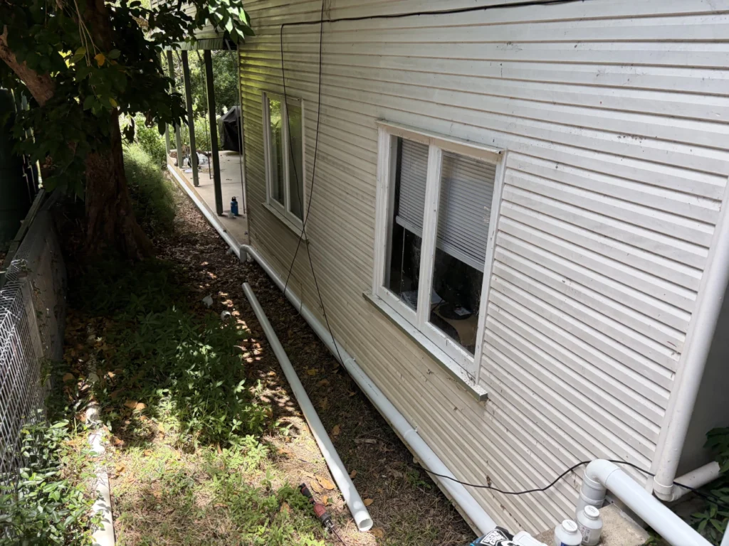 plumbing team completing maintenance job in residential property