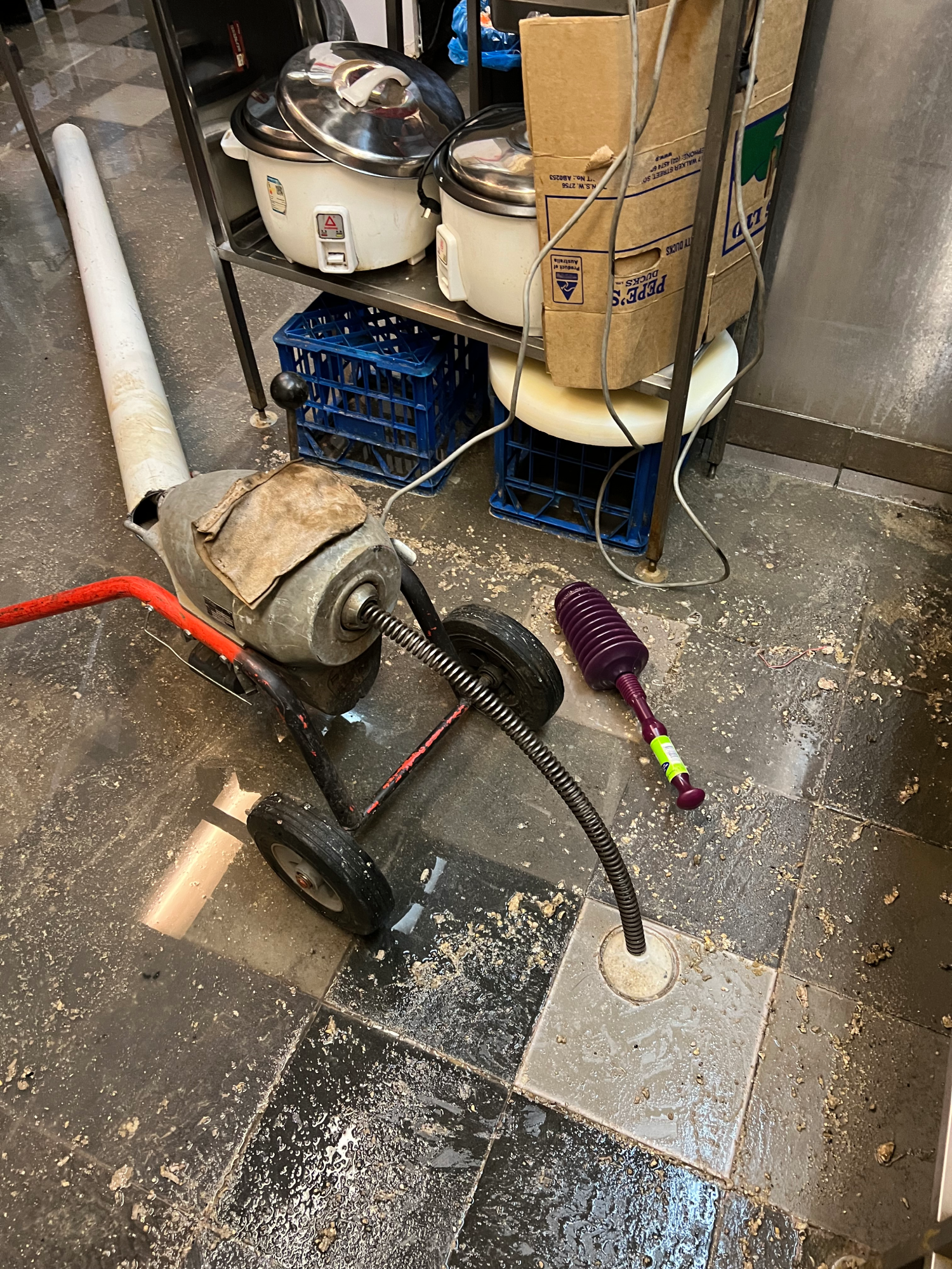 Blocked drain clearing service in Redcliffe