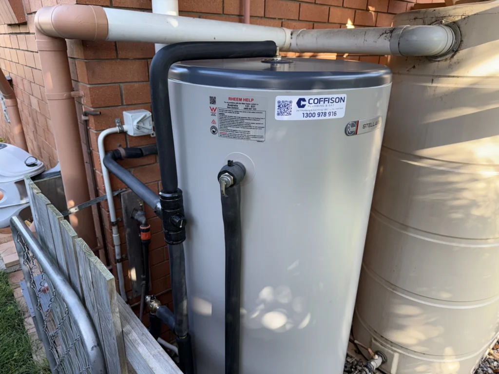 Hot water system installation in Redcliffe