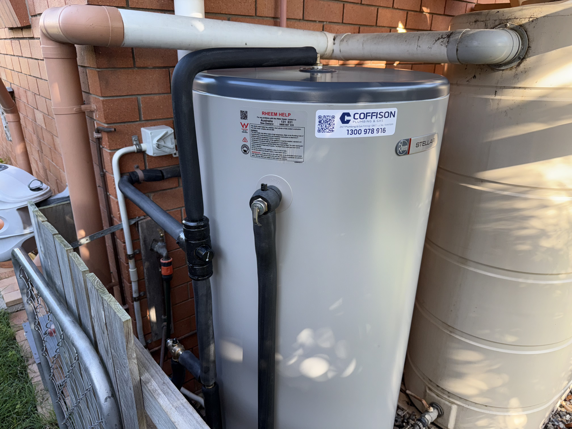 Hot water system installation in Redcliffe