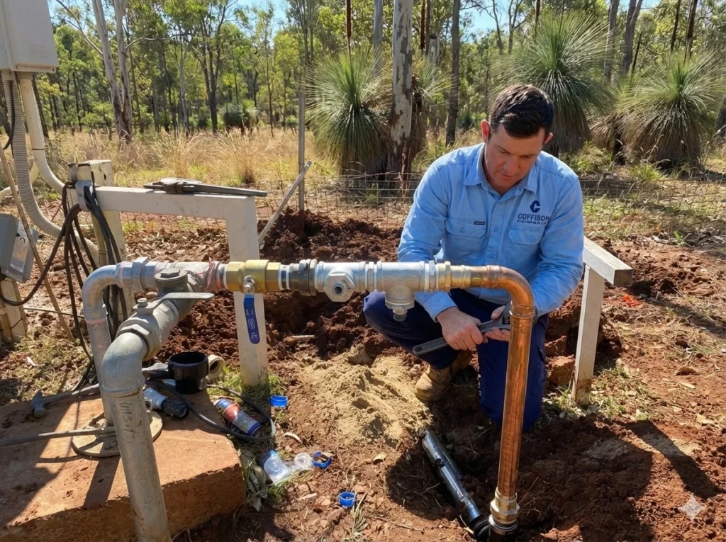 water pump repair service by experienced plumbing technician